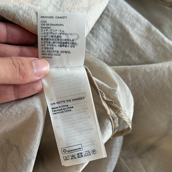 COS Floral-Print Halterneck A-Line Maxi Dress - Picture 7 of 7